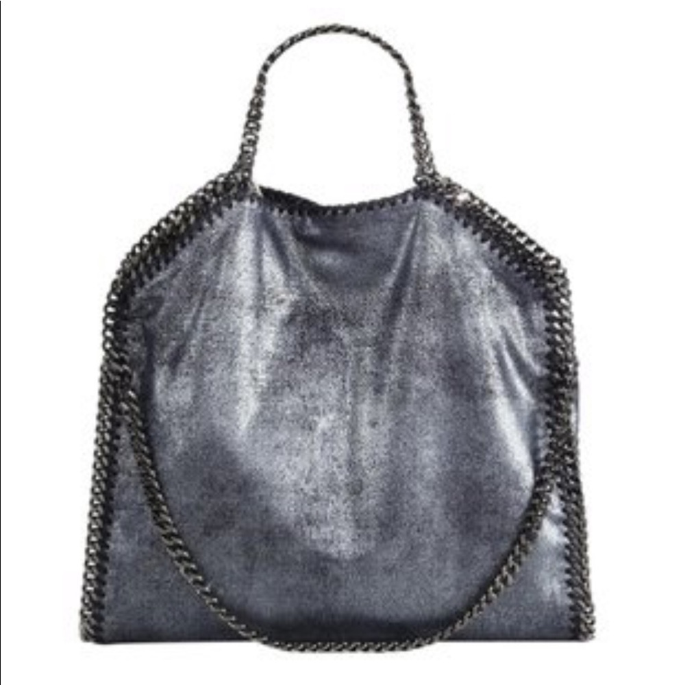 Stella McCartney Falabella Metallic Blue Bag